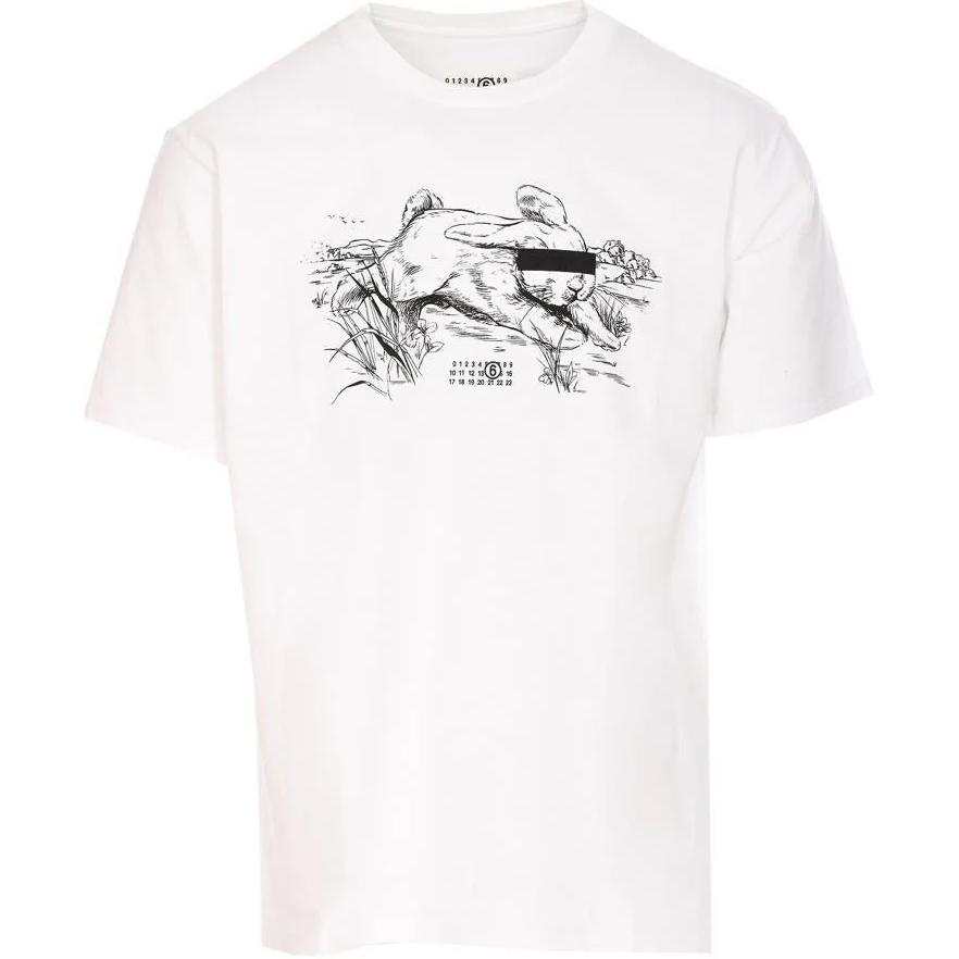 MM6 Maison Margiela T Shirt Unisex White