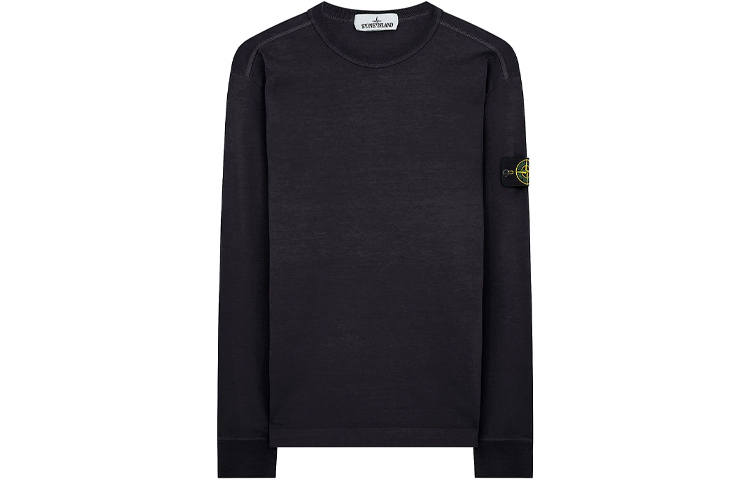 STONE ISLAND Sweatshirts Men's Dark Blue Crew Neck Moderate Other