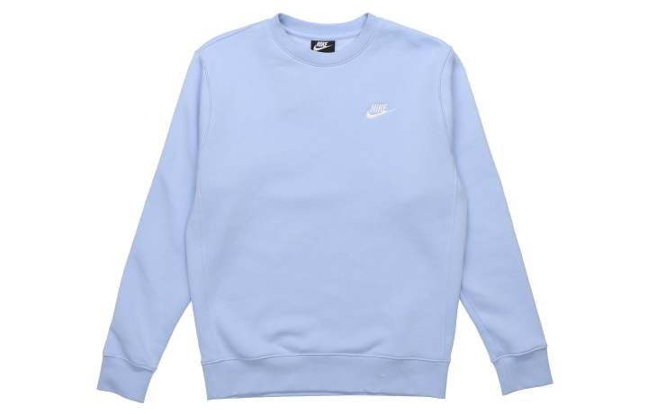 Nike Nike Sweatshirts Men's Blue Crew Neck Moderate Regular
