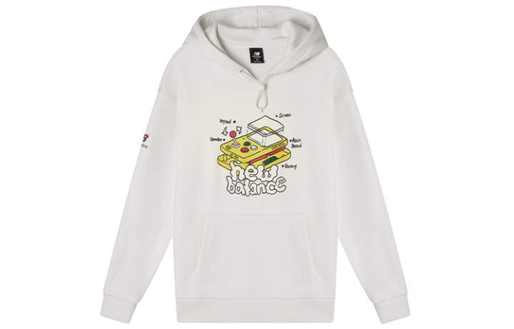 New Balance New Balance Graphic Print Sweatshirt Men's White