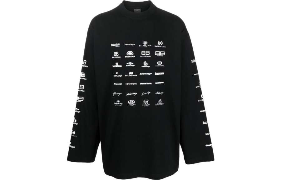 Balenciaga 【Previous Season】Archives Logos-print T-shirt