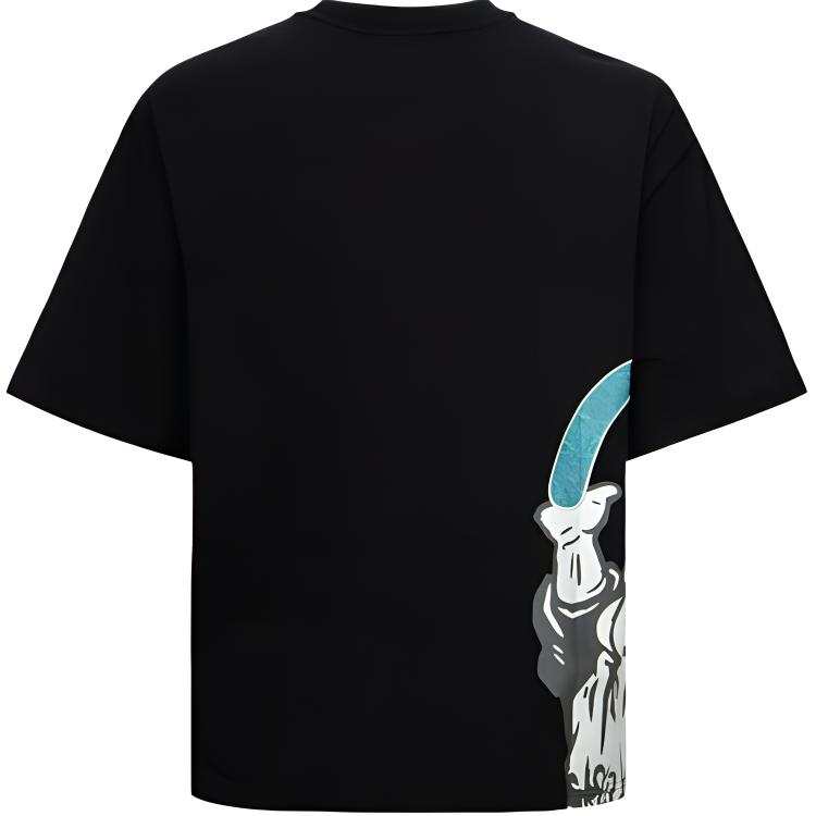 EVISU T Shirts Men's Crew Neck Moderate Straight Fit