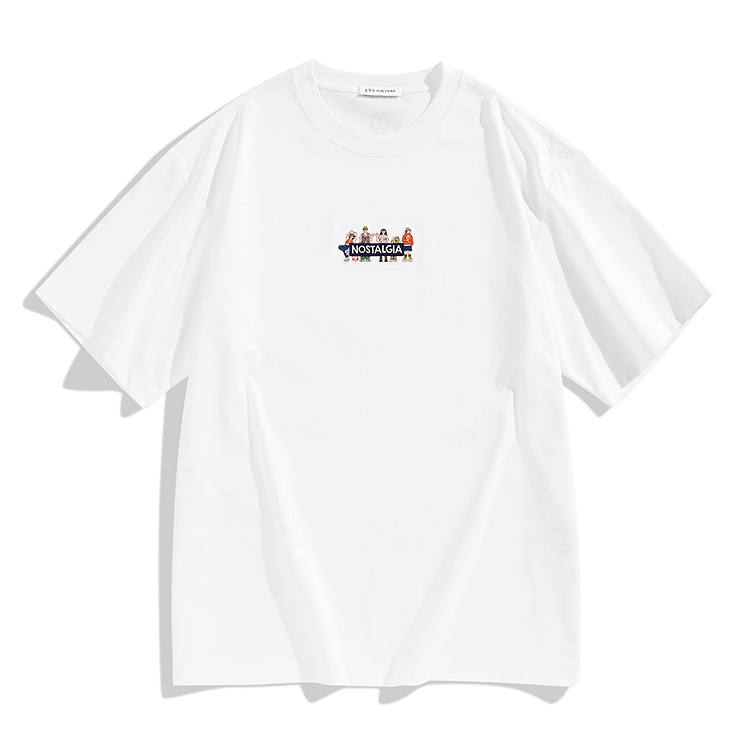 PEACEBIRD MEN X Summer T Shirts Men's Crew Neck Heavyweight