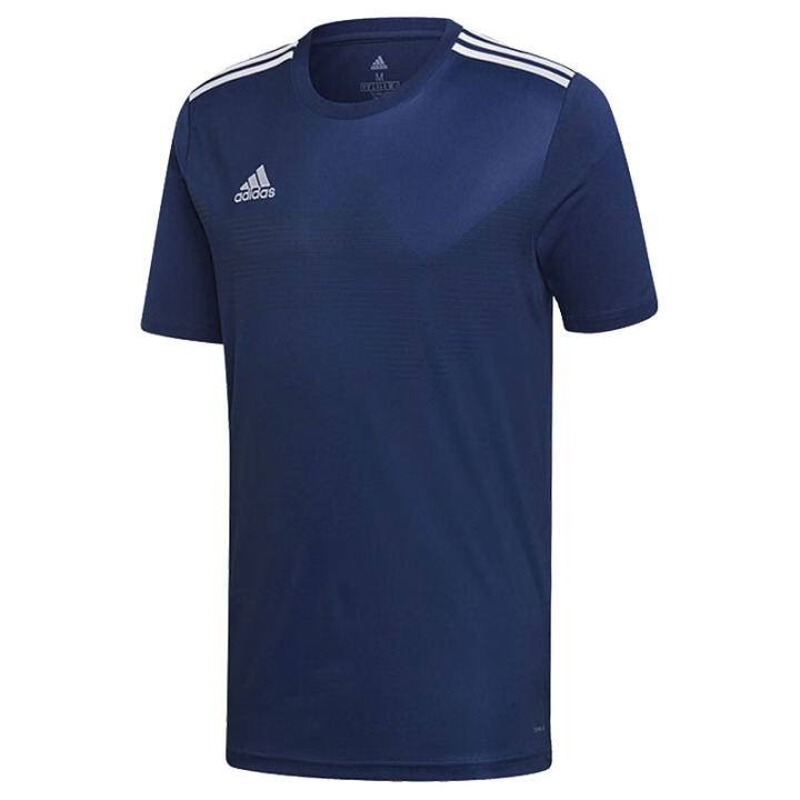 Adidas Adidas T Shirts Men's Navy Blue Crew Neck Moderate