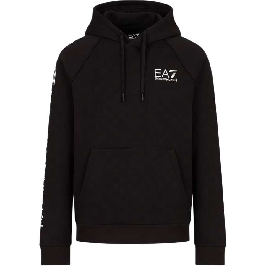 EMPORIO ARMANI Logo-Printed Drawstring Hoodie