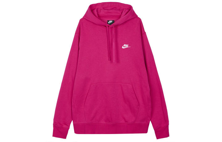 Nike Nike Sweatshirts Men's Raspberry Red Hooded Thickened Regular