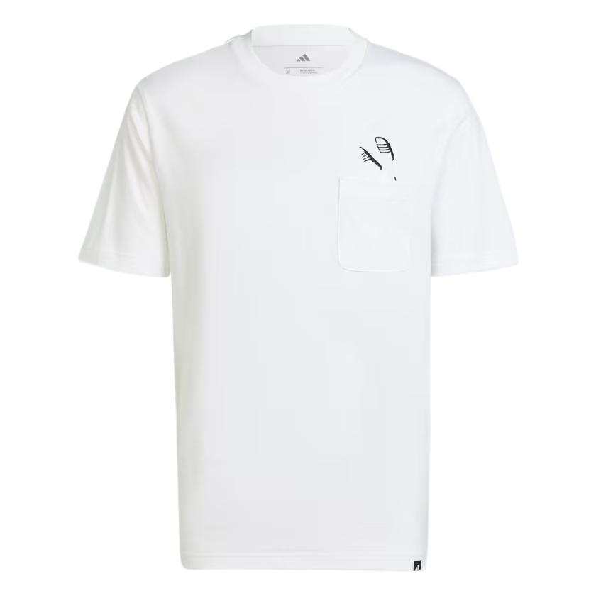 Adidas Adidas Lounge Sportswear Slides UNITEFIT T Shirt Men's White