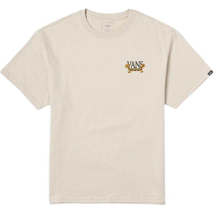 Vans T Shirts Unisex Oat Crew Neck Moderate Straight Fit