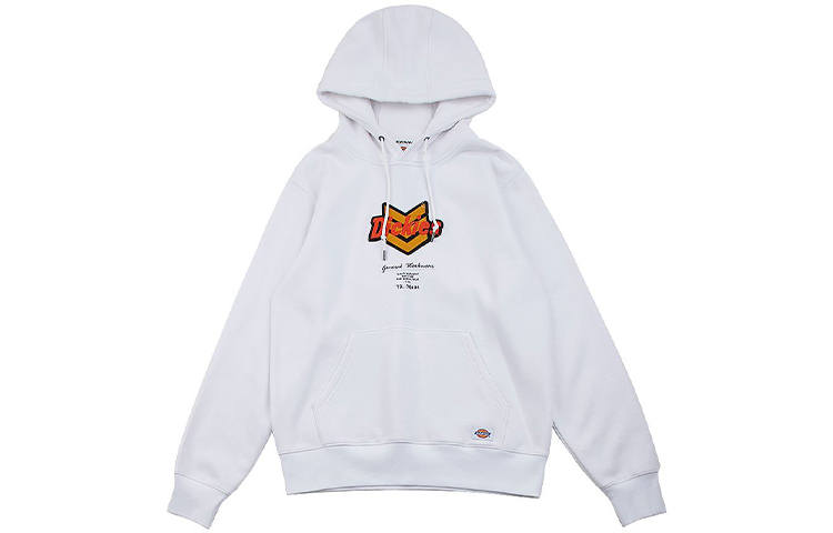 Dickies Sweatshirts Men's White Hooded Moderate Heavyweight