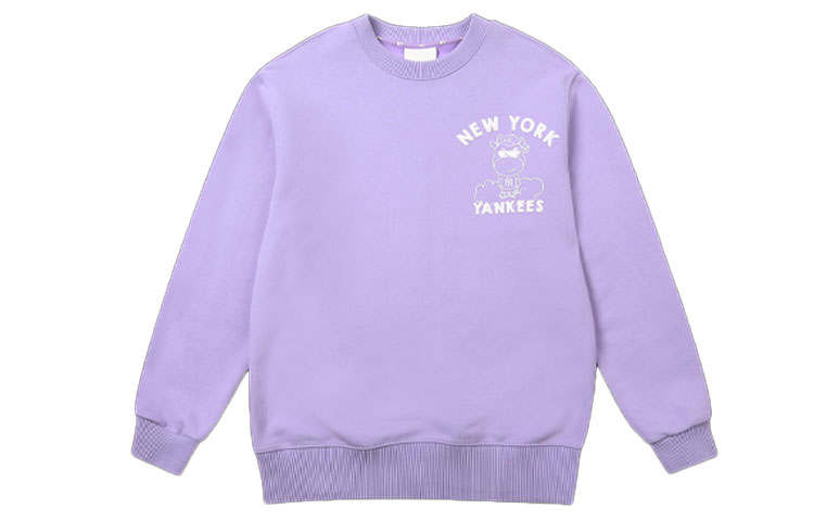 MLB Cash Cow Sweatshirts Unisex Purple Crew Neck Moderate Regular