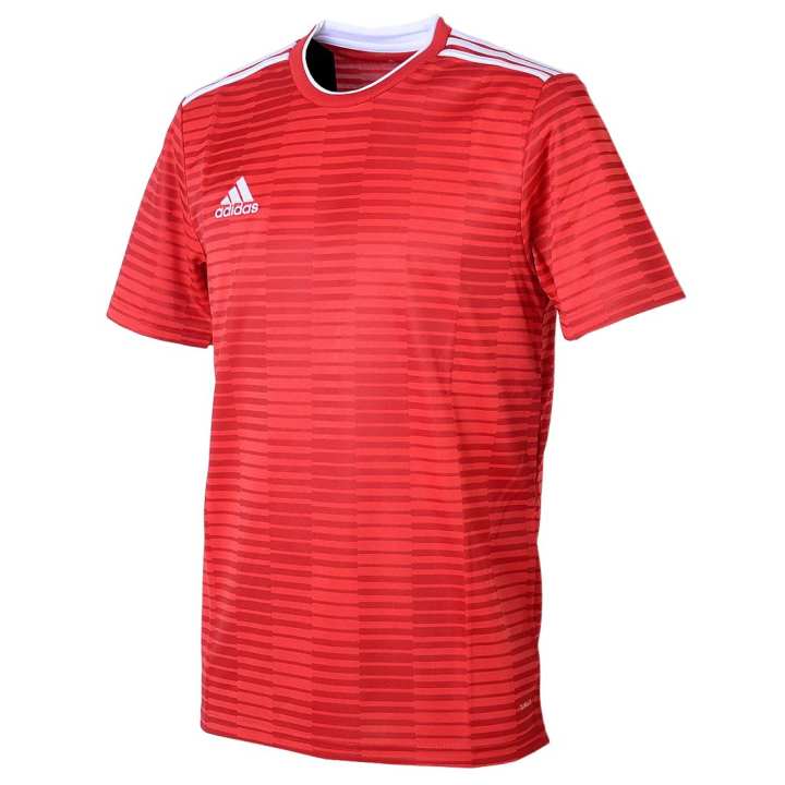 Adidas Adidas T Shirts Men's Red Crew Neck Moderate