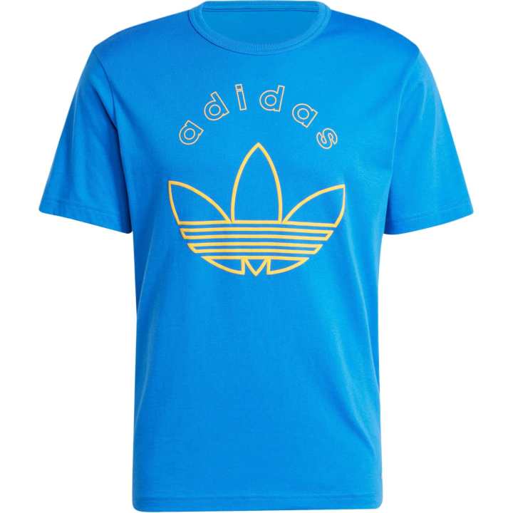 Adidas Adidas T Shirts Men's Blue Crew Neck Moderate Straight Fit