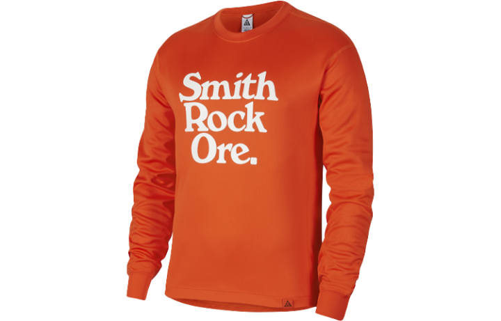 Nike Nike Sweatshirts Men's Orange Red Crew Neck Moderate Regular