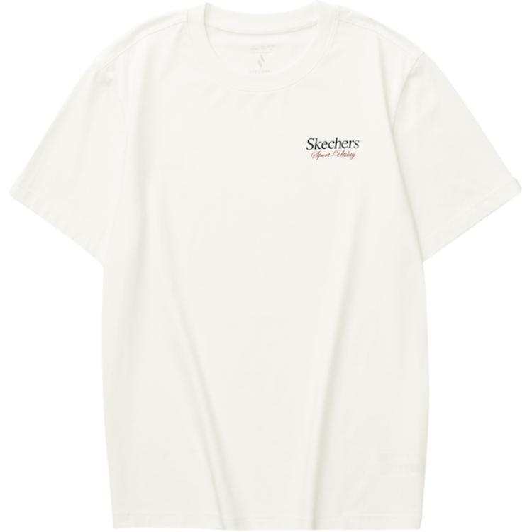 Skechers T Shirt Men's Marshmallow White
