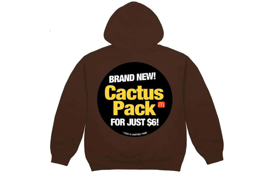Travis Scott X McDonald's Cactus Pack Sticker Hoodie