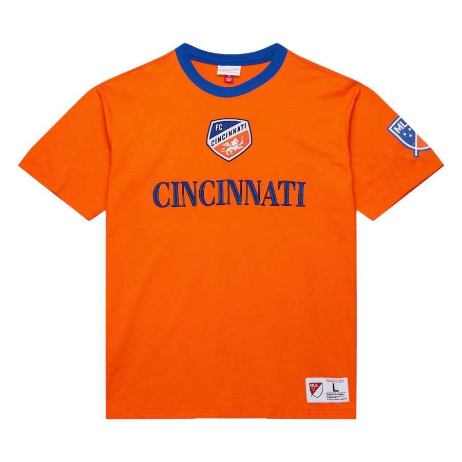 Mitchell Ness x MLS FC Cincinnati Team OG 3.0 T Shirt Men's Orange