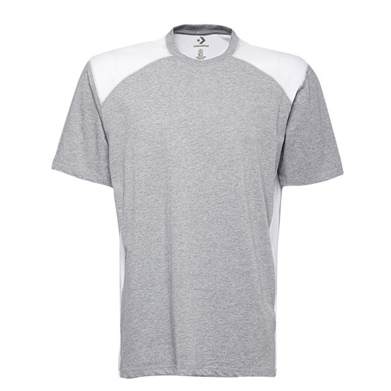 Converse Converse T Shirts Men's Gray Crew Neck Moderate