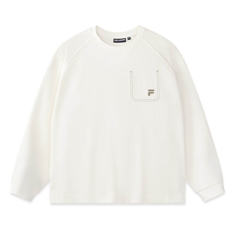FILA FUSION T Shirt Unisex Cloud White