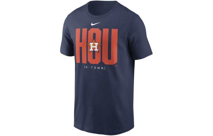 Nike Nike T Shirt Houston Astros Men's Marine Blue