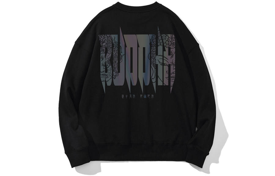 SANSYAS Crew Neck Loose Fit Regular Sweatshirt Unisex