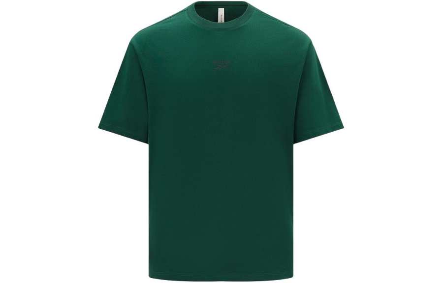 Reebok T Shirt Unisex Dark Green