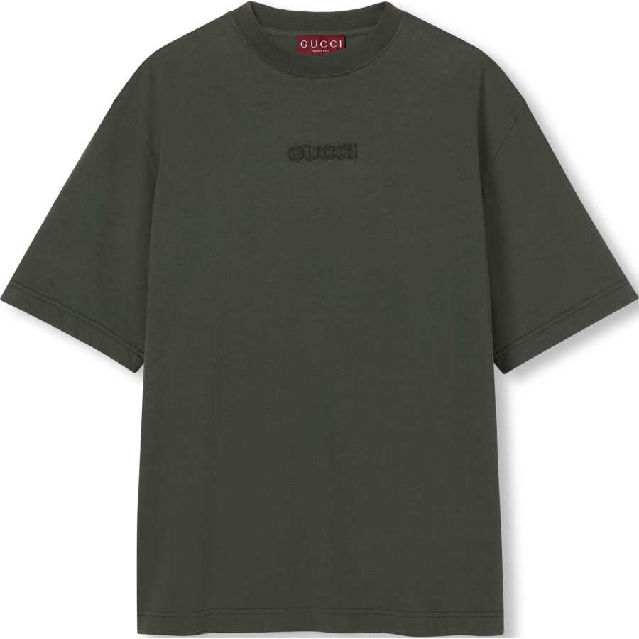 GUCCI FW24 T Shirt Men's Dark Green