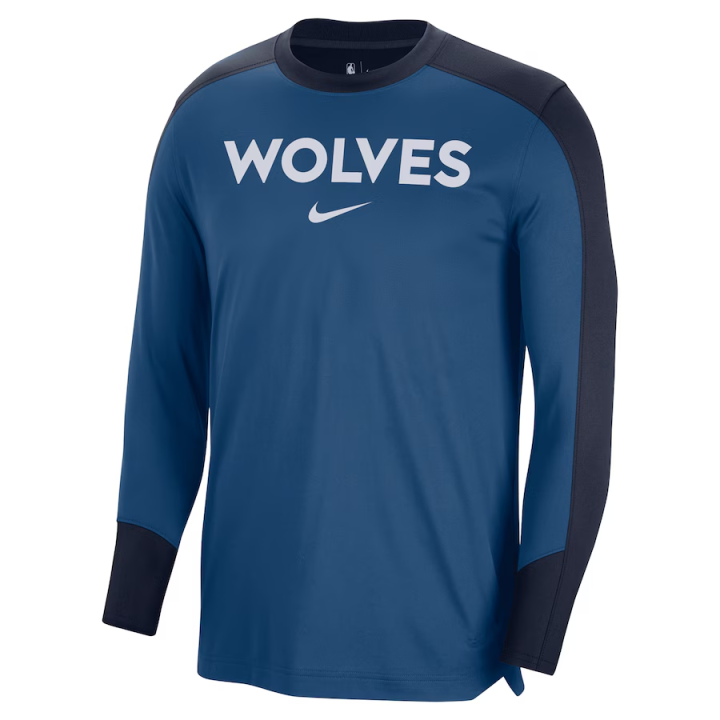Nike Nike x NBA Minnesota Timberwolves NikeDri Fit T Shirt Men's Blue