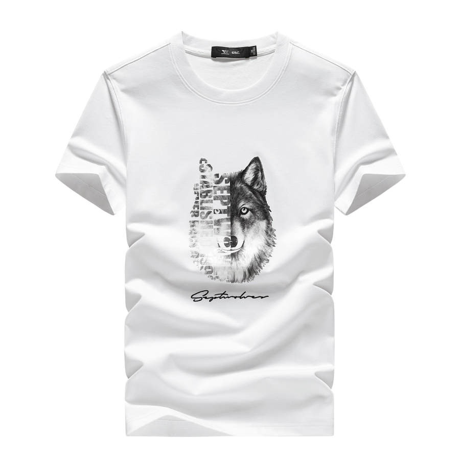 SEPTWOLVES SEPTWOLVES T Shirts Men's Crew Neck Thickened