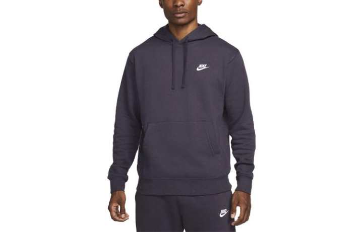 Nike Nike Sweatshirts Men's Dark Purple Hooded Moderate Regular
