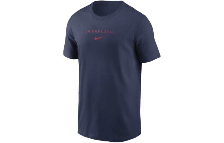 Nike Nike MLB Collaboration Minnesota Twins Large Logo Back Stack T Shirt Men's Marine Blue