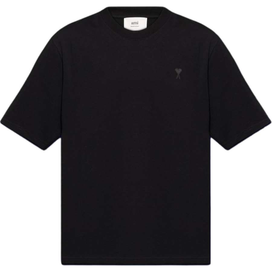 AMIPARIS Ami Paris Logo Embroidered Crewneck T Shirt
