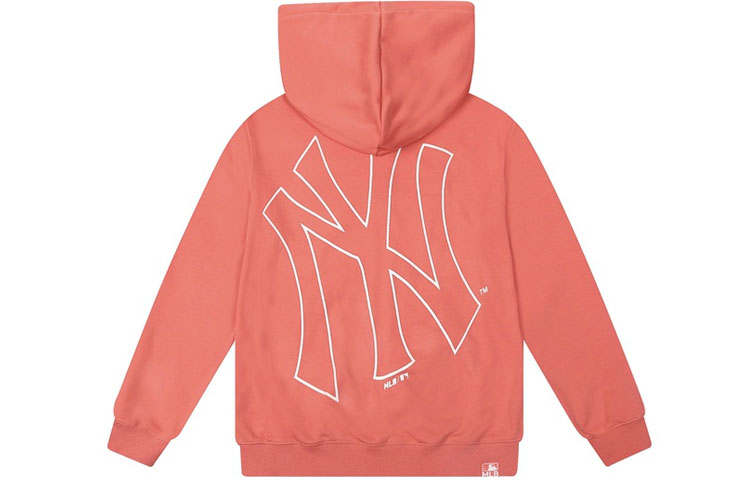 MLB NYLA Sweatshirts Unisex Red Hooded Moderate Cardigan