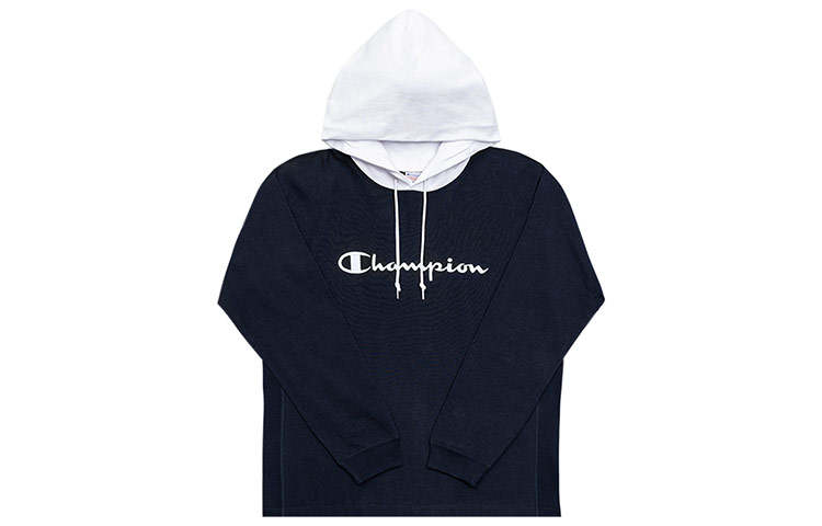 Champion Sweatshirt Japan Version Unisex Navy Blue