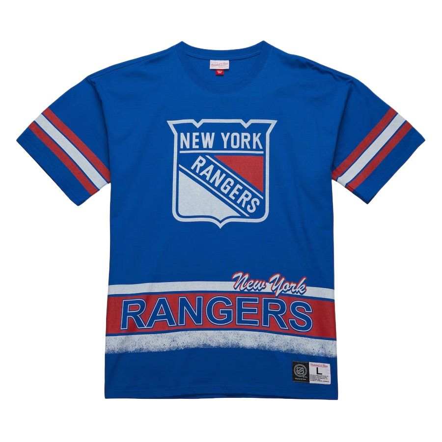 Mitchell Ness Mitchell Ness x NHL T Shirt Men's Blue