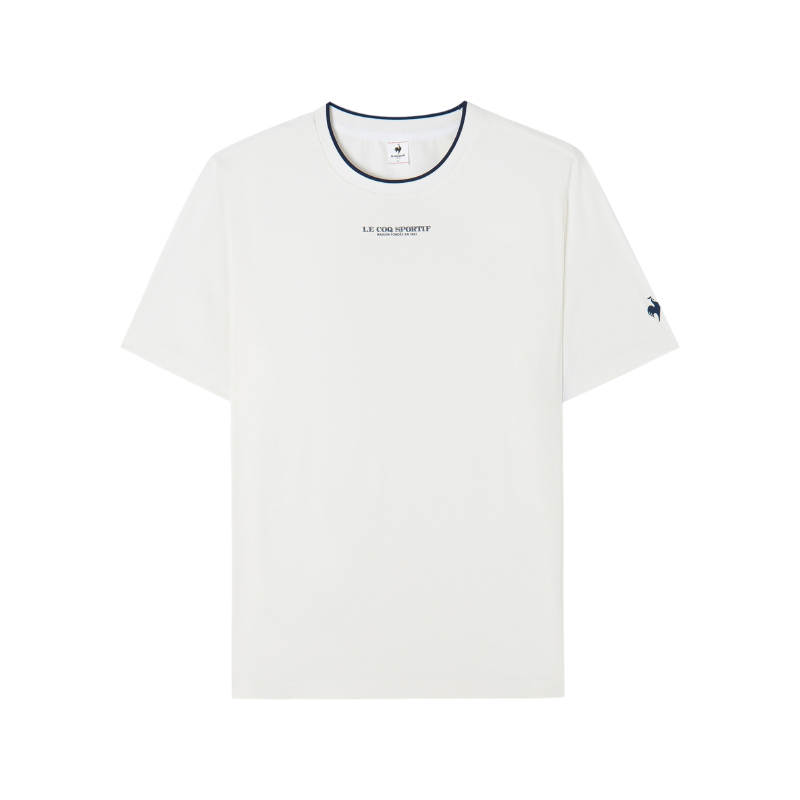 Le Coq Sportif T Shirts Men's Crew Neck Moderate Straight Fit