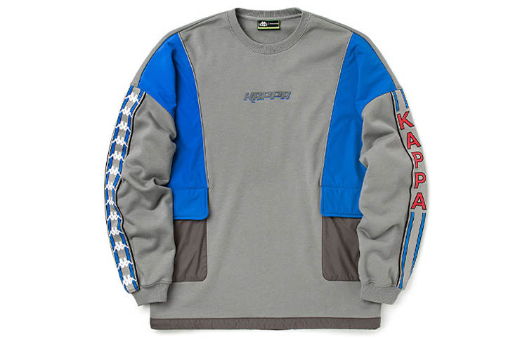 Kappa Sweatshirts Men's Crew Neck Moderate Mock Two Piece