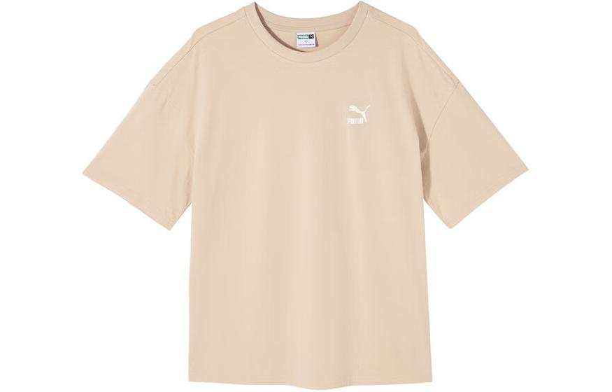 PUMA T Shirts Men's Oat Crew Neck Moderate