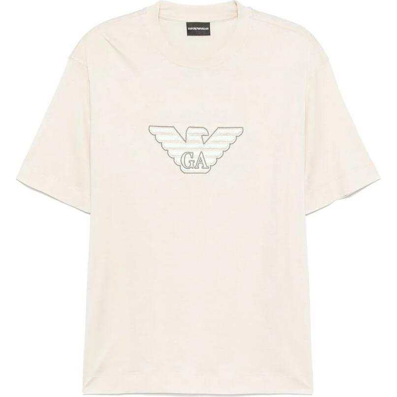 Emporio Armani logo-embroidered T-shirt