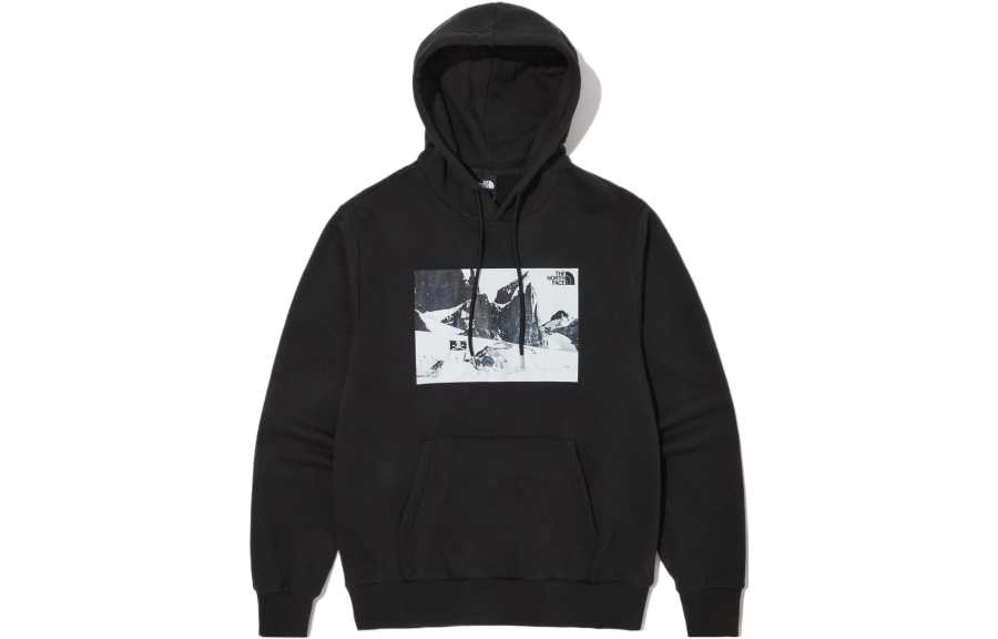 THE NORTH FACE Sweatshirts Unisex Black Hooded Moderate Regular