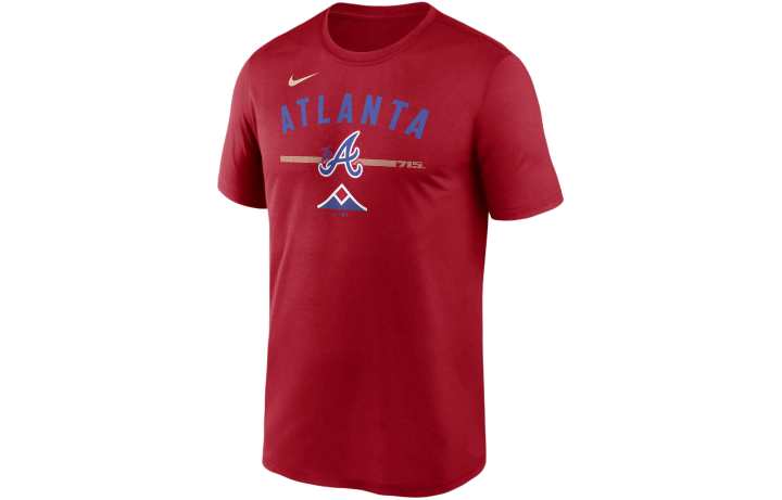 Nike Nike T Shirt Atlanta Braves Men's Red