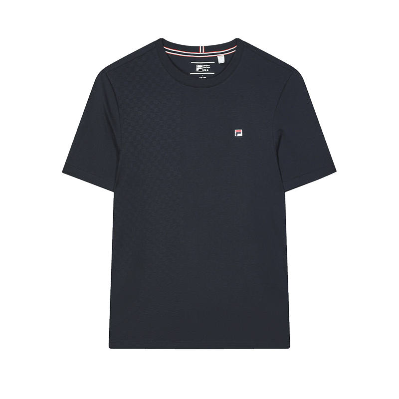 FILA T Shirts Men's Legend Blue Crew Neck Thin Straight Fit