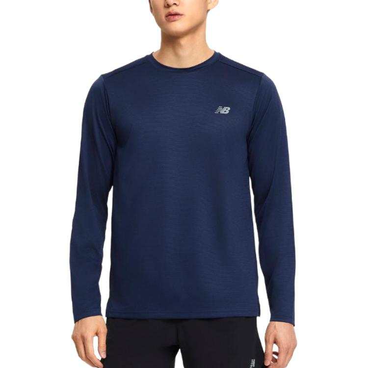 New Balance New Balance T Shirts Men's Blue Crew Neck