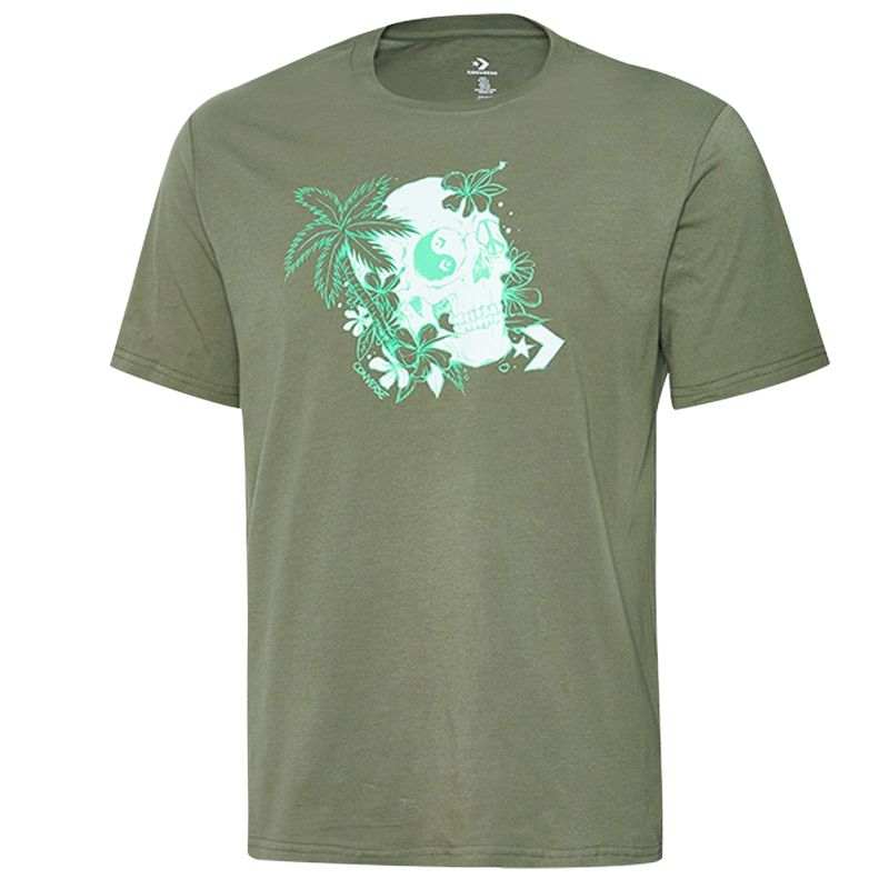 Converse Converse Graphic SS T Shirt Men's Green
