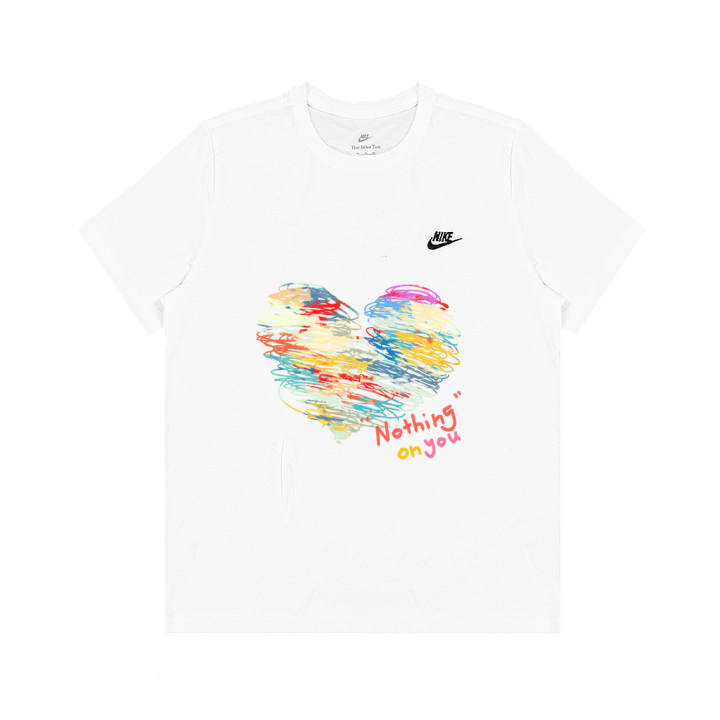 Nike Nike T Shirts Unisex White Crew Neck Moderate Straight Fit