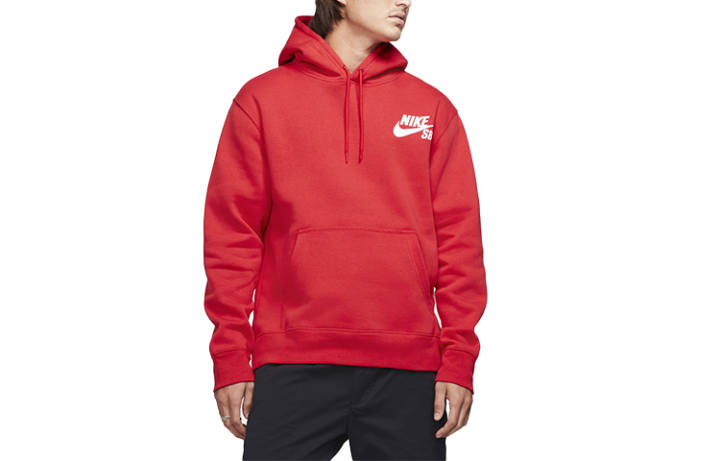 Nike Nike Sweatshirts Men's University Red Hooded Moderate Regular