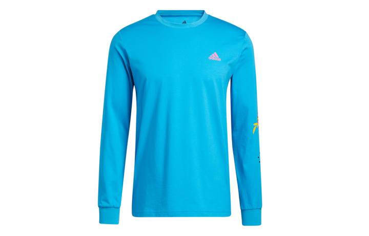 Adidas Adidas Sweatshirts Men's Teal Crew Neck Moderate Regular