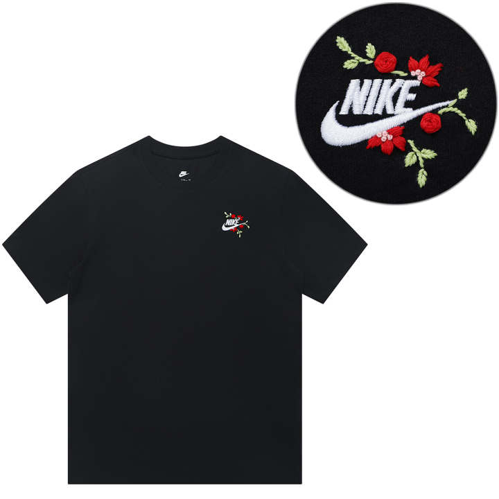 Nike Nike T Shirts Unisex Black Crew Neck Moderate