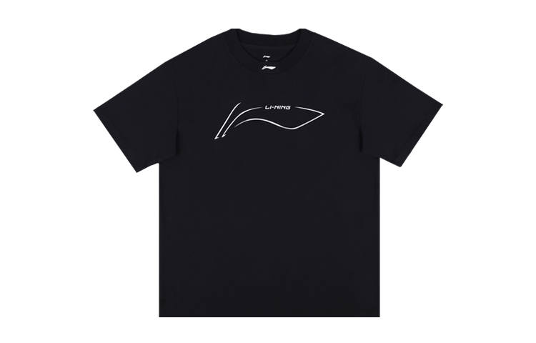 Li-Ning LiNing Drop Shoulder Sleeve T-Shirt Unisex Black