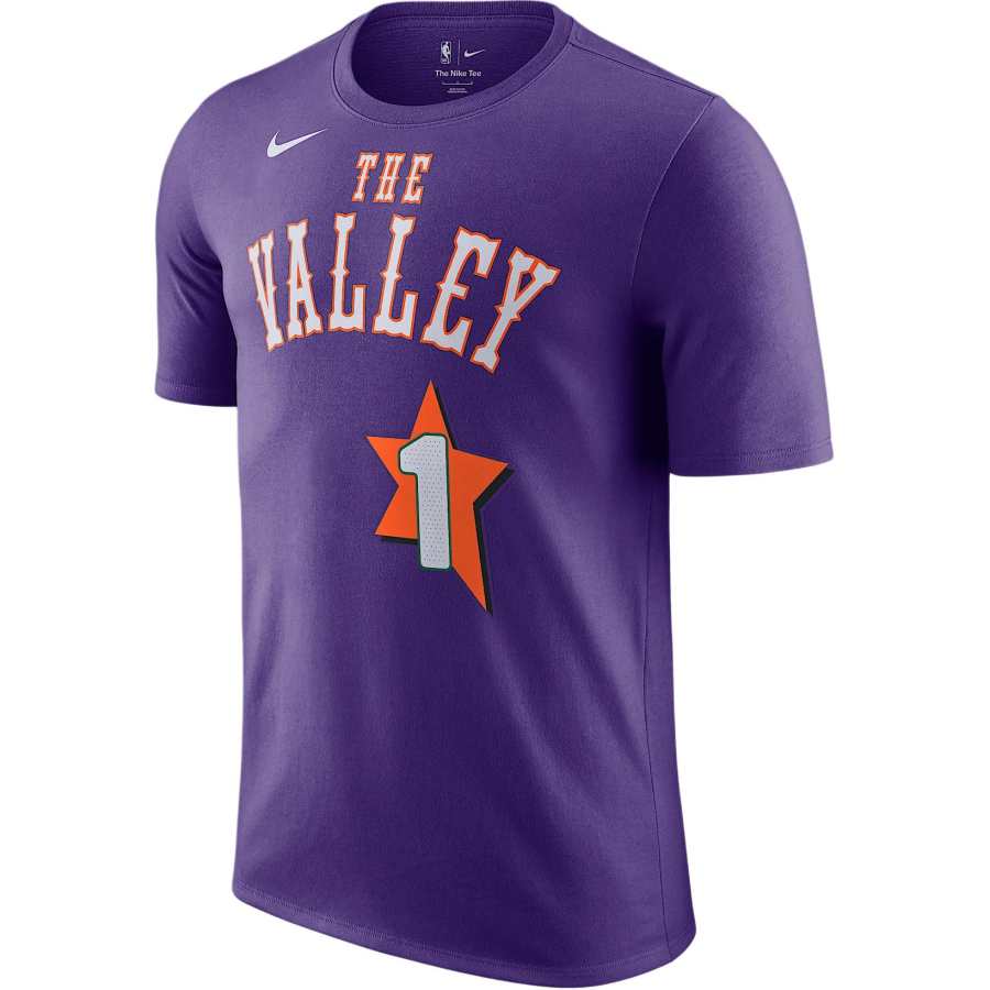 Nike Nike x NBA Devin BookerPhoenix Suns FW24 Essential City Edition T Shirt Men's Outdoor Purple