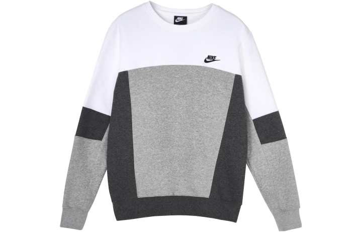Nike Nike Sweatshirts Men's White Crew Neck Moderate Regular